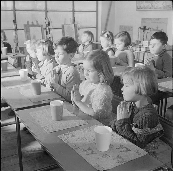 File:A Modern Village School- Education in Cambridgeshire, England, UK, 1944 D23624.jpg