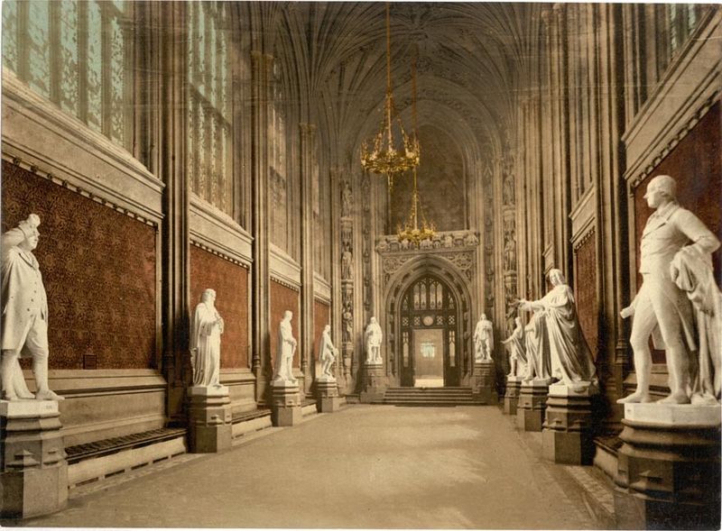 File:Houses of Parliament St. Stephens Hall (Interior) London England.jpg